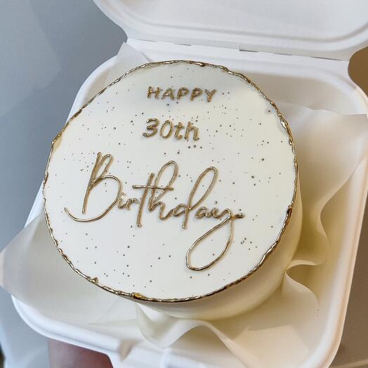 Бенто happy 30th Birthday (цифры возраста могут быть любыми или без них)