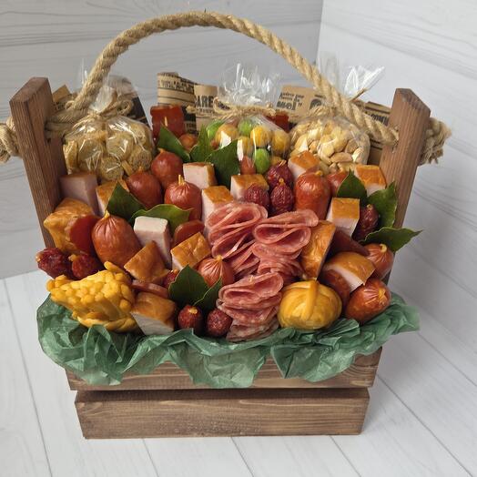 Букет мужской из закусок