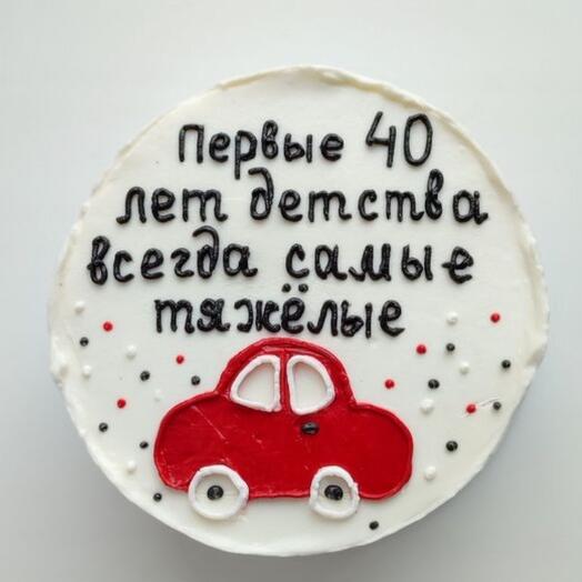 Бенто торт первые 40 лет