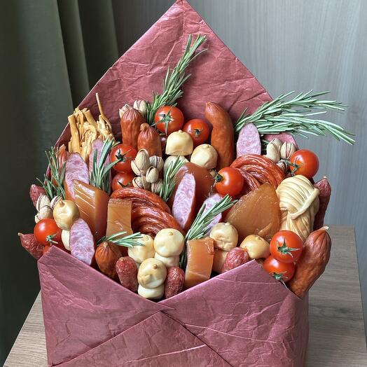 Конверт с закусками для папы, мужа, сына, коллеги
