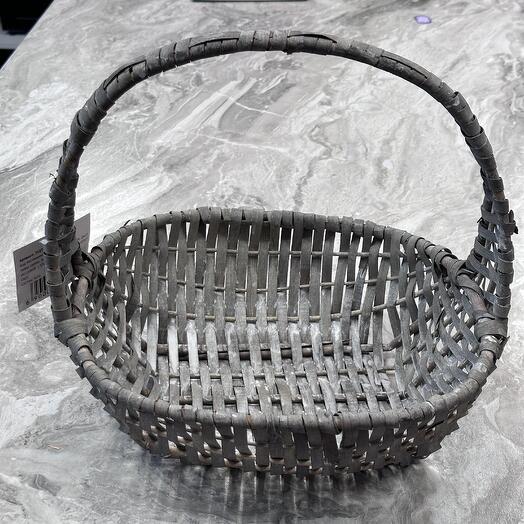 Корзина серая 3