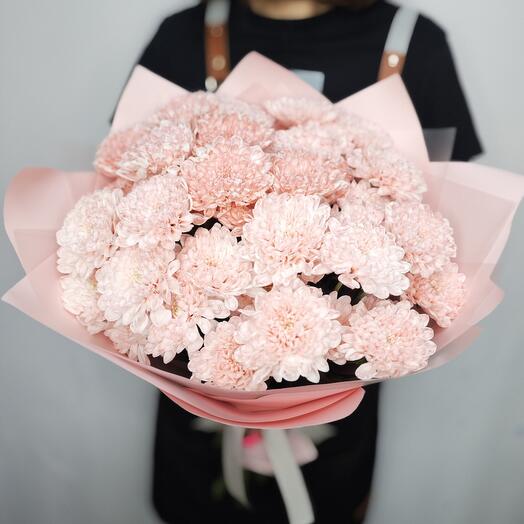 Ramo de crisantemo rosa 7pcs