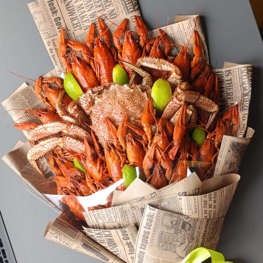 Букет из раков с крабом 🦀