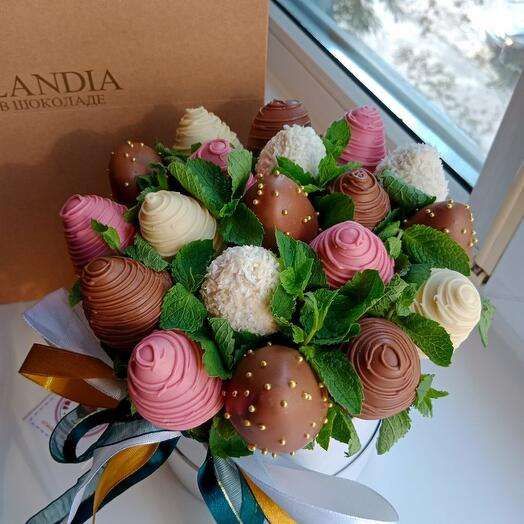 Бокс Клубника в шоколаде Lovely