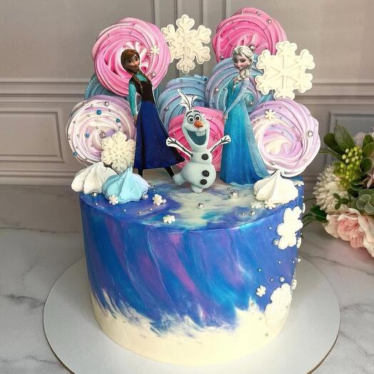 Торт Холодное сердце