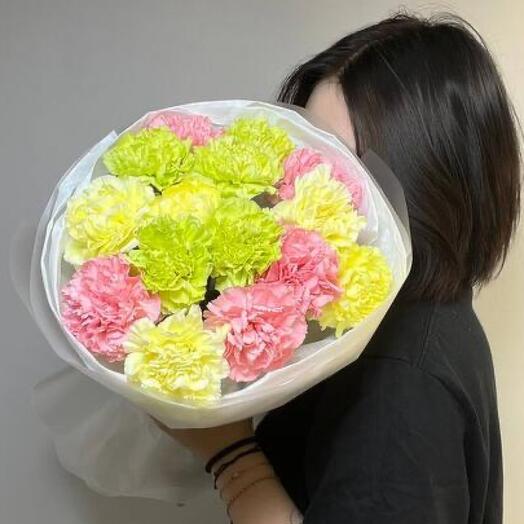 Микс разноцветных диантусов. vkf145