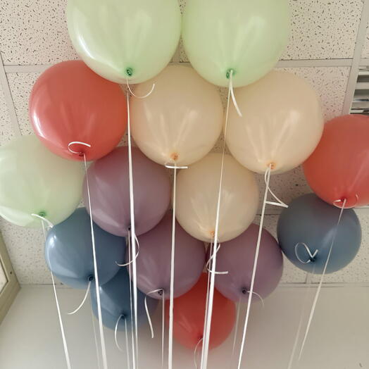 Шары разноцветные 15 штук