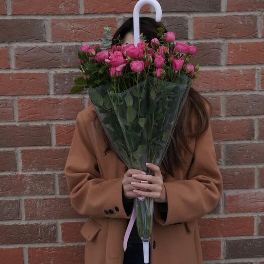 Трендовый зонтик с цветами