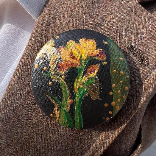 Brooch "Iris"