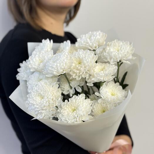 Букет "Белоснежная хризантема" 3