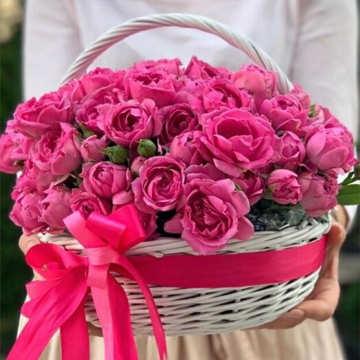 Корзина с цветами 💐