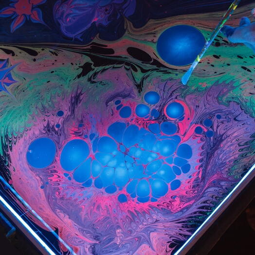 Подарочный сертификат «Мастер-класс по рисованию на воде Эбру» (Программа 1, От 1 до 3 чел.)