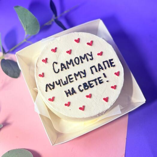 Бенто -торт «Сникерс» для папы