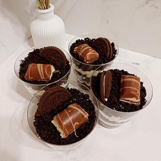 Трайфлы Орео 4 шт в подарок на день рождения/ папе/ брату / парню