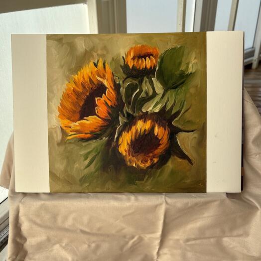 Подсолнухи 30*30