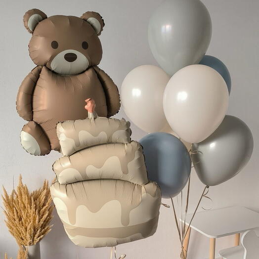 Набор шаров народен гелием, 9шт