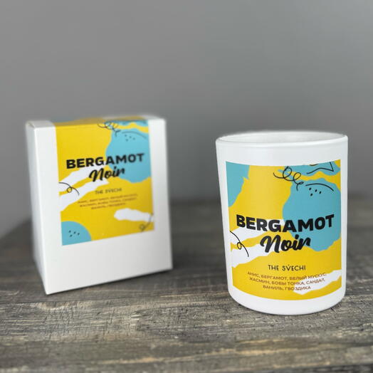 Аромасвеча Bergamot Noir