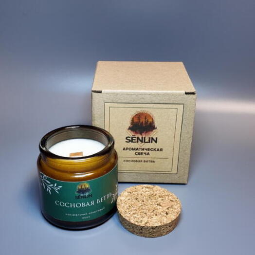 Ароматическая свеча «Сосновая ветвь»