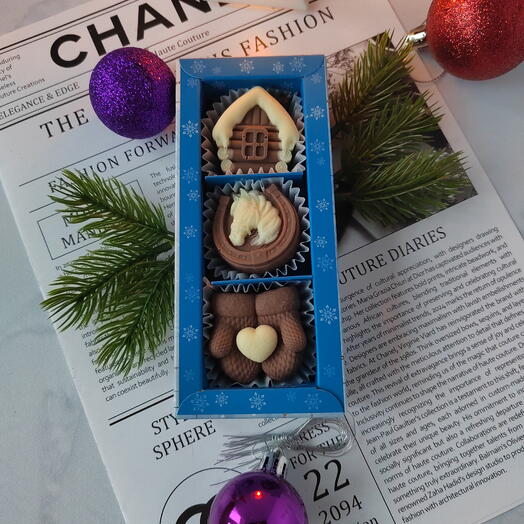 Мини шоколадный набор. Новый год