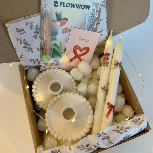 «Тепло праздника» столовые свечи