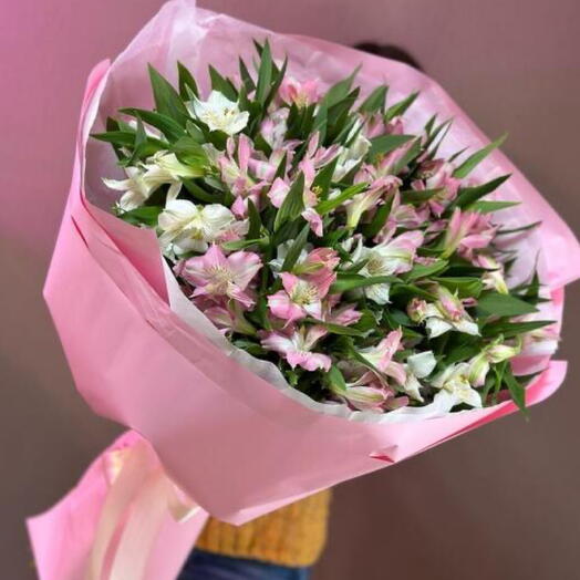 Букет-Гигант из 25 альстромерий