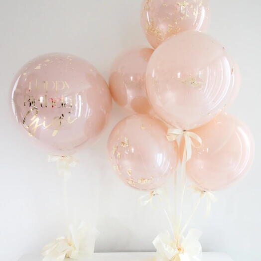 Sort Pink balloons set