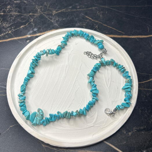 Чокер из бирюзы