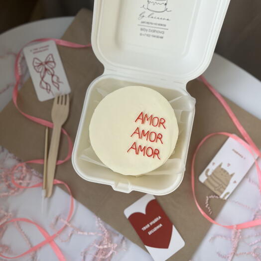 Бенто торт AMOR AMOR AMOR