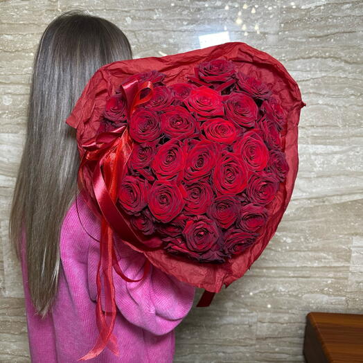 Букет-сердце