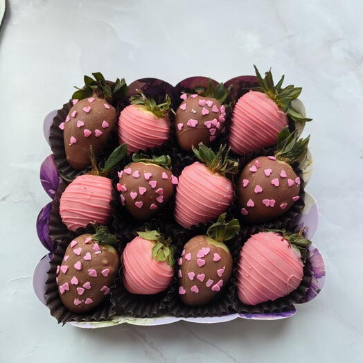 Клубника в шоколаде мини
