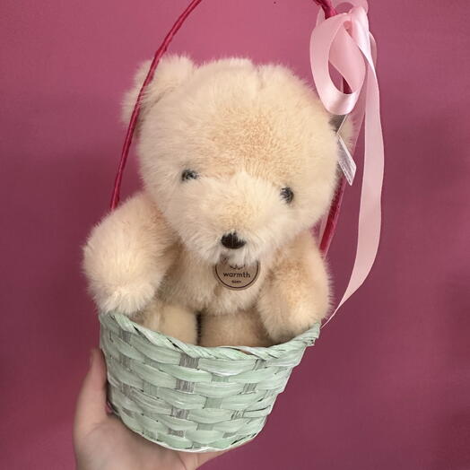 Медвежонок в корзинке 🎀