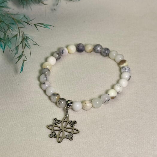 Kaholong bracelet with tree of life pendant