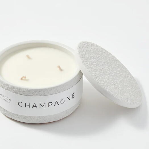 Ароматическая свеча Champagne May Meadow. Чаша с крышкой (3 хлопковых фитиля), 200 мл