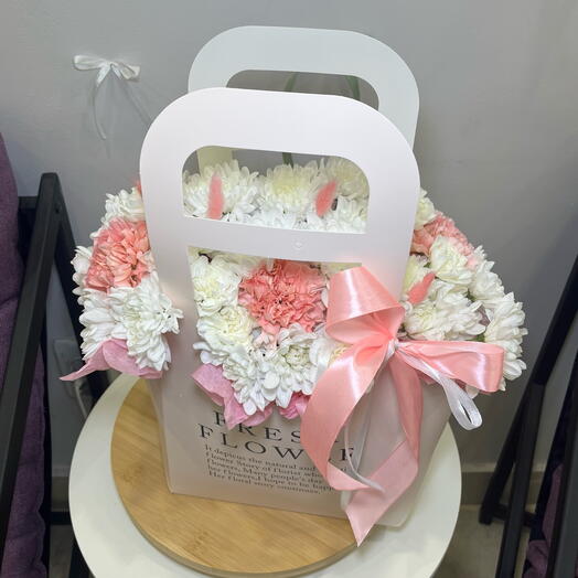 Сумочка с цветами «стойкость» 🎀