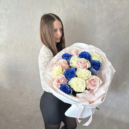 Моно розы микс