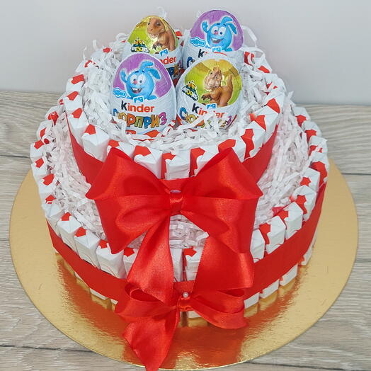 Сладкий букет торт Kinder