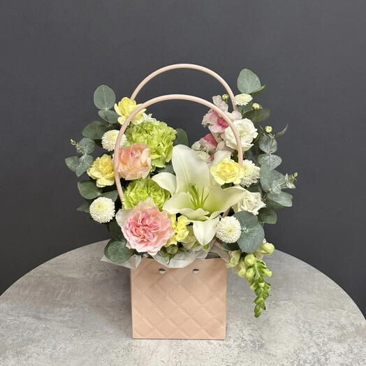 Сумочка с цветами сборная