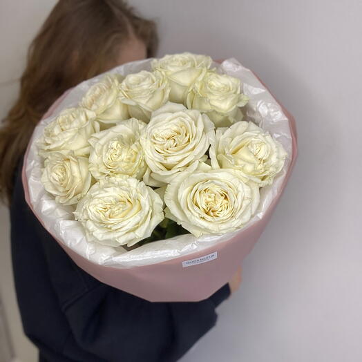 Букет «Самые светлые чувства» из 11 белых роз😍🤍 Bloom room: большой выбор букетов в профиле магазина