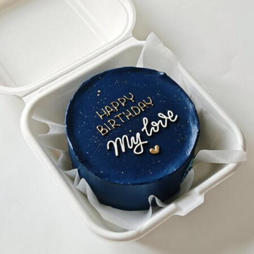 Бенто торт для мужчины / мужа / любимого / темно синий / happy birthday my love
