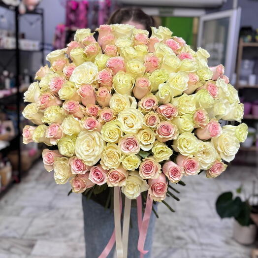 101 роза 💗 (Эквадор)