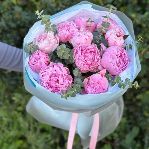 Акция❣️ Воздушный букет из нежных пионов💞