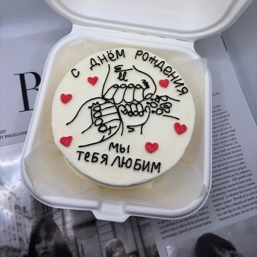 Бенто торт на день рождения /семья