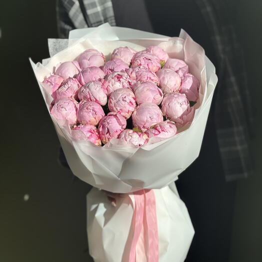 Большой букет из пионов 😍😍😍