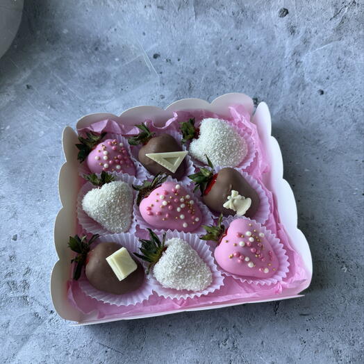 Клубника в шоколаде школьная