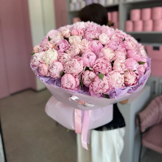 Роскошный букет из пионов 🎀