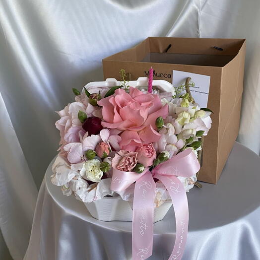 Бенто-композиция к дню рождения 🌸