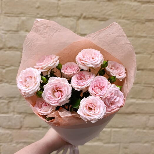 Кустовая роза букет S ( 3 шт.)