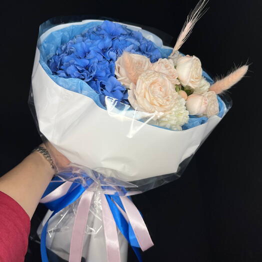 Букет «синее облако»💙