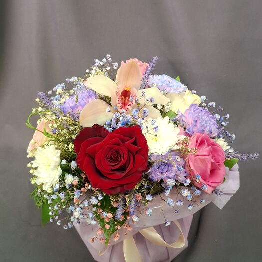 Сиреневый тортик цветов 💐