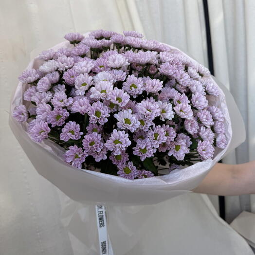 Букет из кустовых хризантем